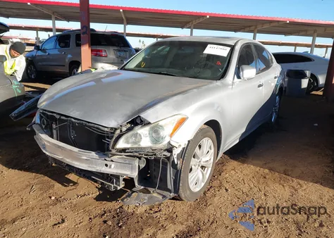 2011 Infiniti M37 z USA, uszkodzony, nr VIN JN1BY1AP0BM322526